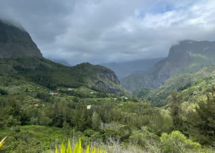 Cirque de Mafate Roche Plate. La partie de Roche Plate au