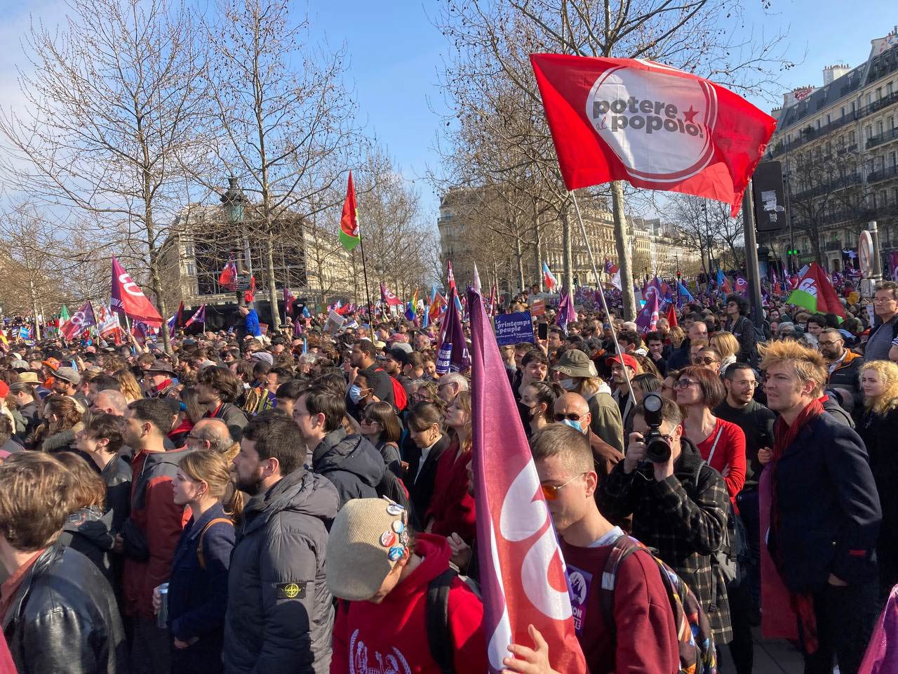Manifestation de l'Union populaire