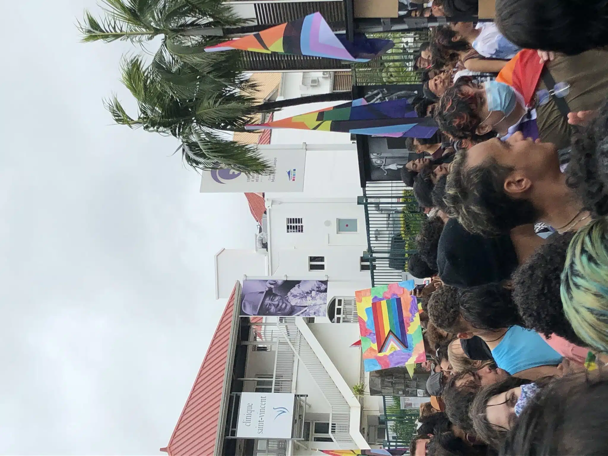 marche des visibilités et fiertés LGBTQIA+ à Saint-Denis