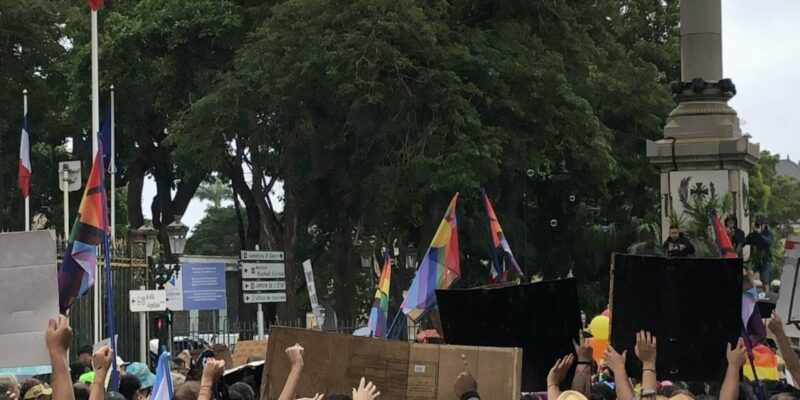 marche des visibilités et fiertés LGBTQIA+ à Saint-Denis
