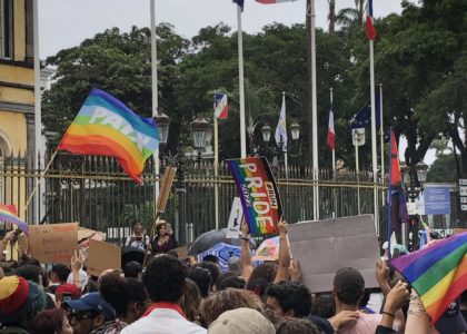 marche des visibilités et fiertés LGBTQIA+ à Saint-Denis