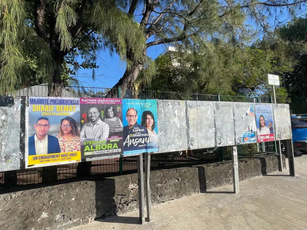 élections législatives 4ème circonscription David Lorion, Sharif Bemat, Stéphane Albora, Emeline K/Bidi