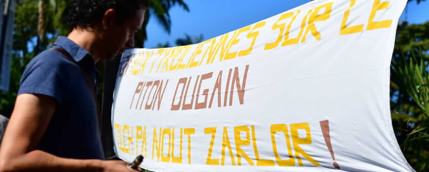 Manifestation de domoun la plaine