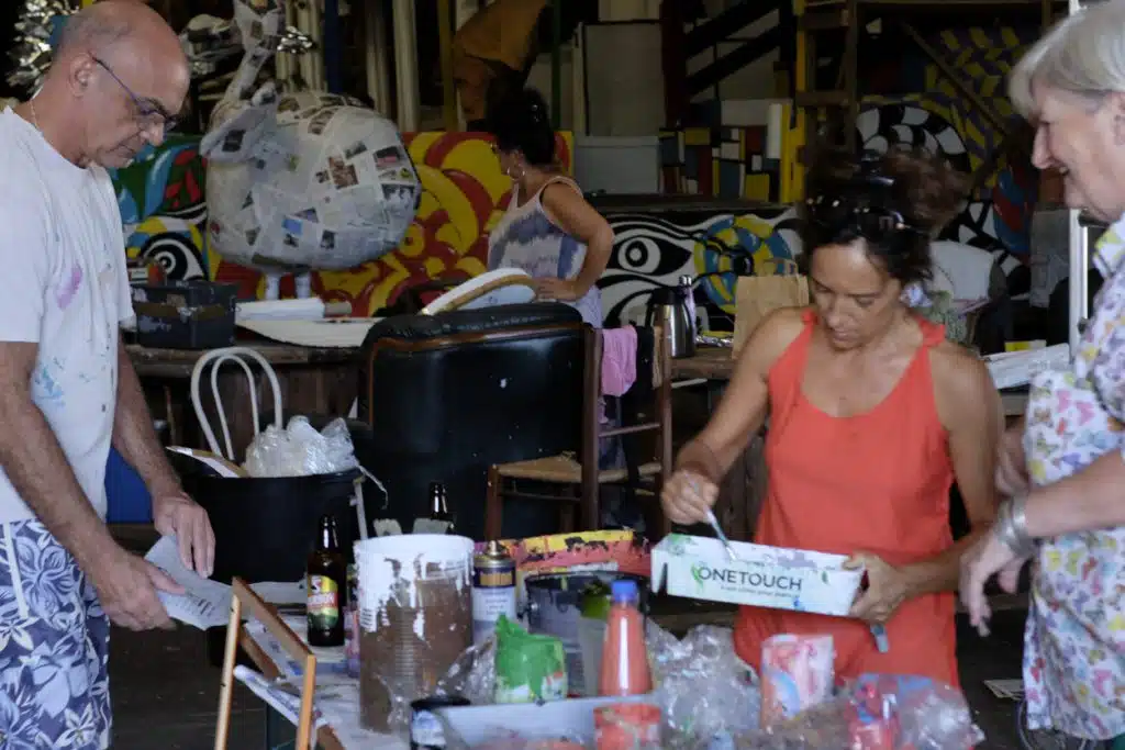 préparatifs grand boucan 2022 saint gilles