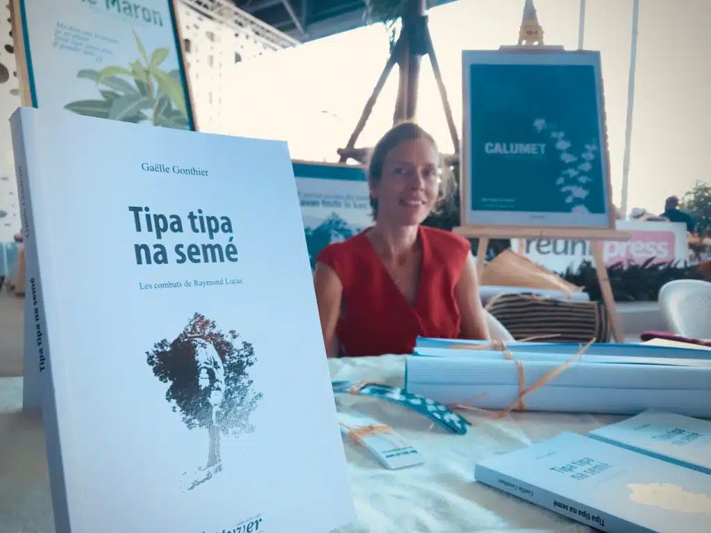 Gaëlle Gonthier auteure du livre tipa tipa na semé sur la vie de Raymond Lucas