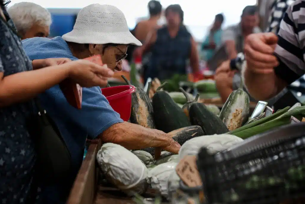 fruit et légumes marché