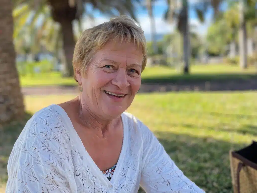 Blandine Hureau retraitée accueillant des personnes en détresse