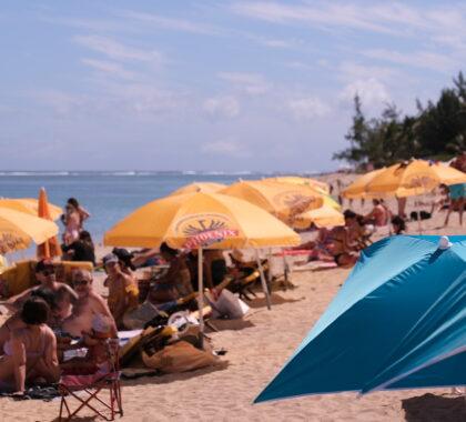 parasols la saline les bains plage planch' alise anniversaire 40 ans manifestation SOS DPM 974 zazales