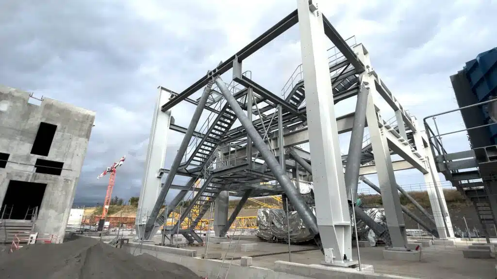 Runeva ileva chantier Eddy Lebon chef de projet et Mireille Maillot DGS