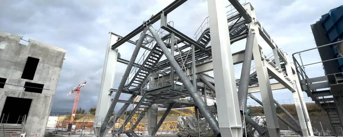 Runeva ileva chantier Eddy Lebon chef de projet et Mireille Maillot DGS