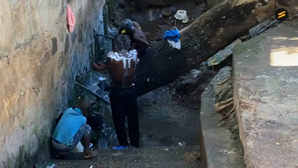 source polluée à Mayotte Cavani Massimoni