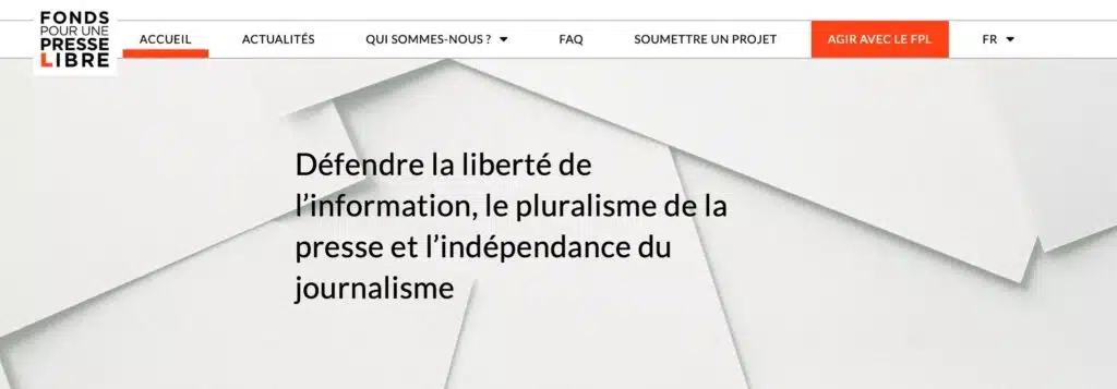 Fond pour une presse libre