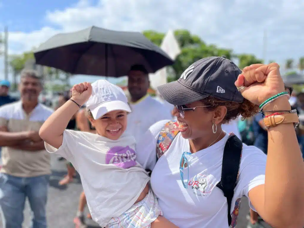 manifestation contre la réforme des retraites à Saint-Pierre