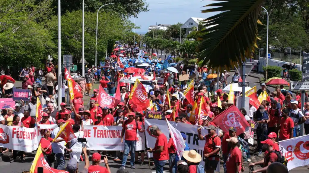 manifestation loi retraites Saint-Pierre mardi 7 février 2022