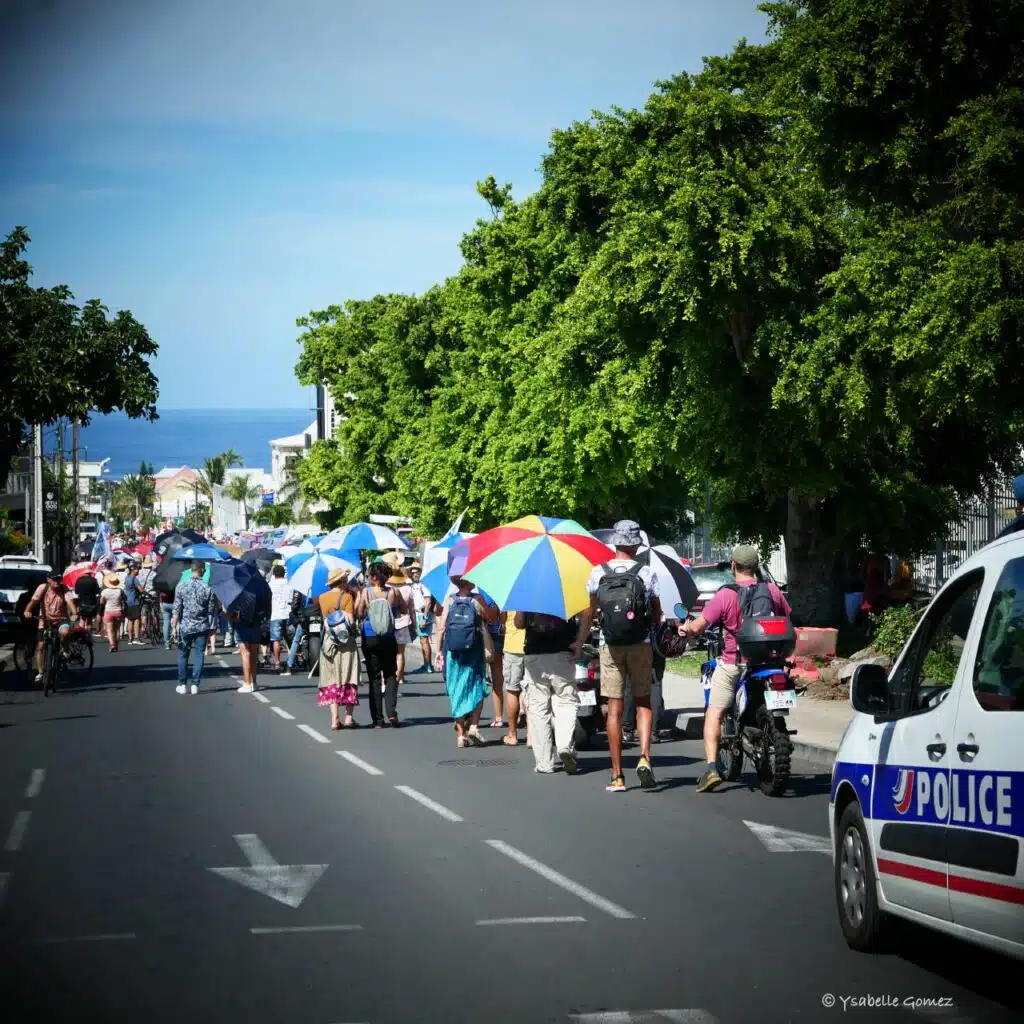 manifestation saint-pierre du 28 mars 23. Photo Ysabelle Gomez
