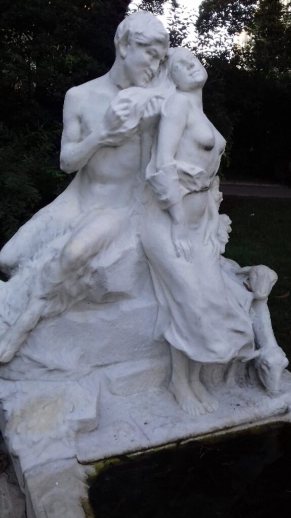 Le premier frisson (Parc Montsouris – Paris) Sculpture de René-Albert BAUCOUR (1878-1969)
