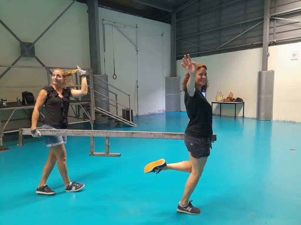 préparation du festival Komidi