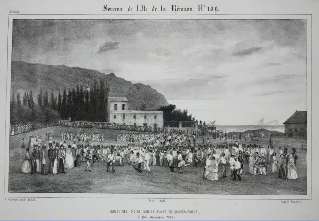 Danse des Noirs sur la place du Gouvernement. 20 décembre 1848