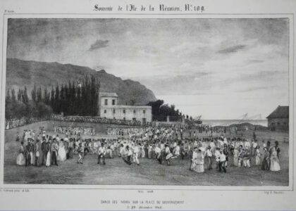 Danse des Noirs sur la place du Gouvernement. 20 décembre 1848