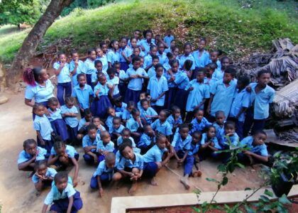 école de Nosy Iranja Madagascar, Anicette Zafimina. photo Jéromine Santo-Gammaire