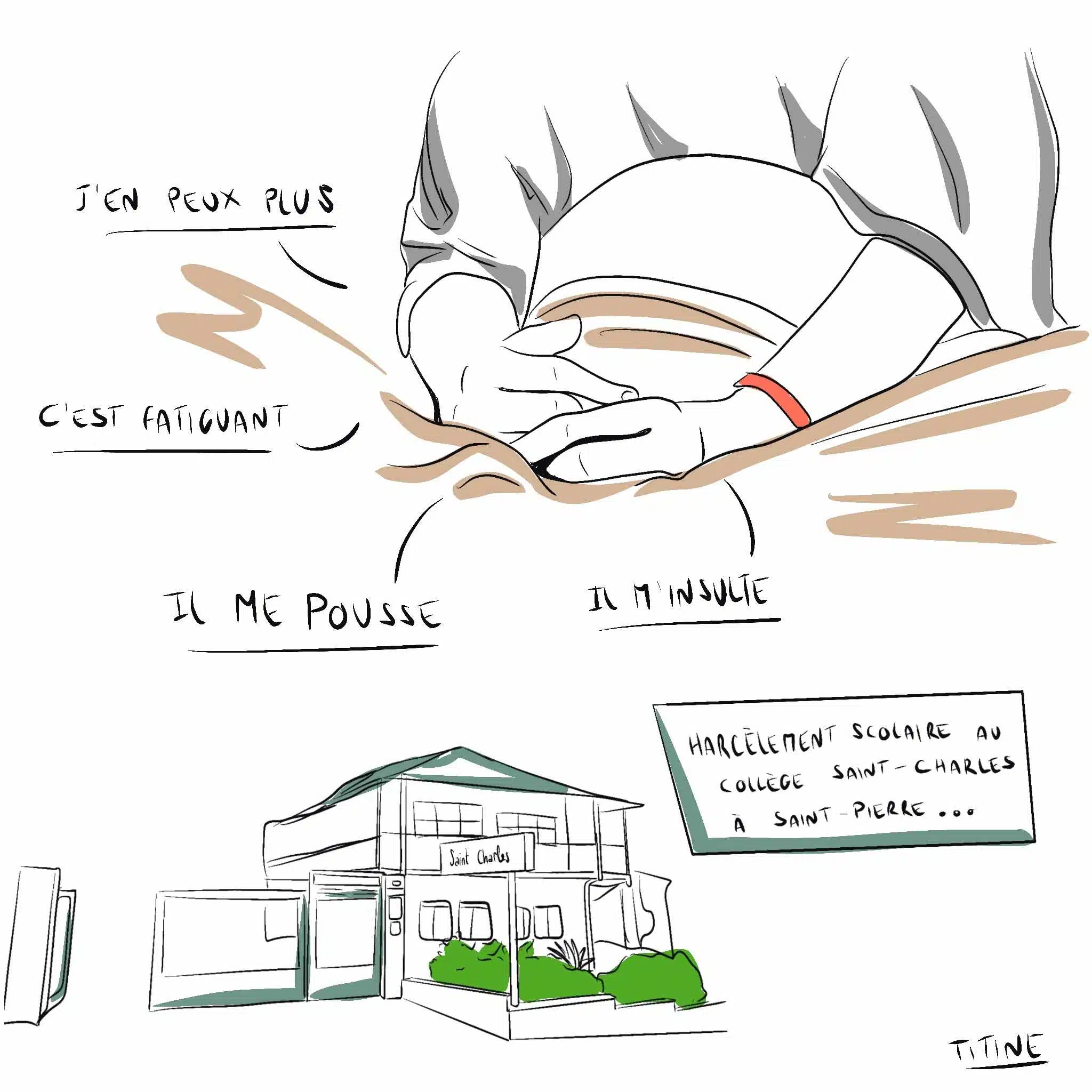 harcèlement scolaire collège saint-charles saint-pierre