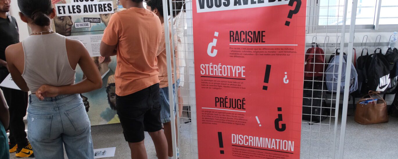 exposition Nous et les autres racisme collège Plateau-Caillou