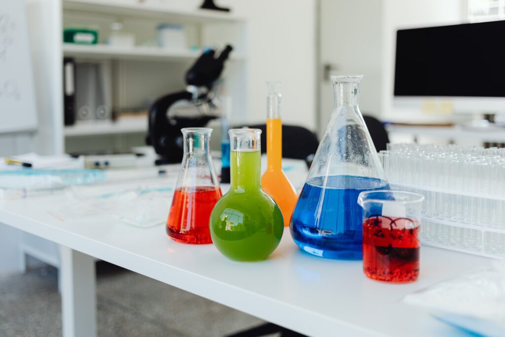 éprouvette, laboratoire, scientifique