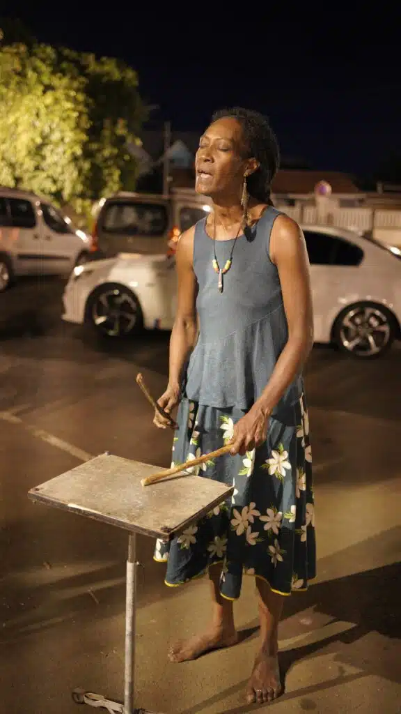 Hommage au militant communiste saint-louisien Louis Abner, le 9 décembre 2023.