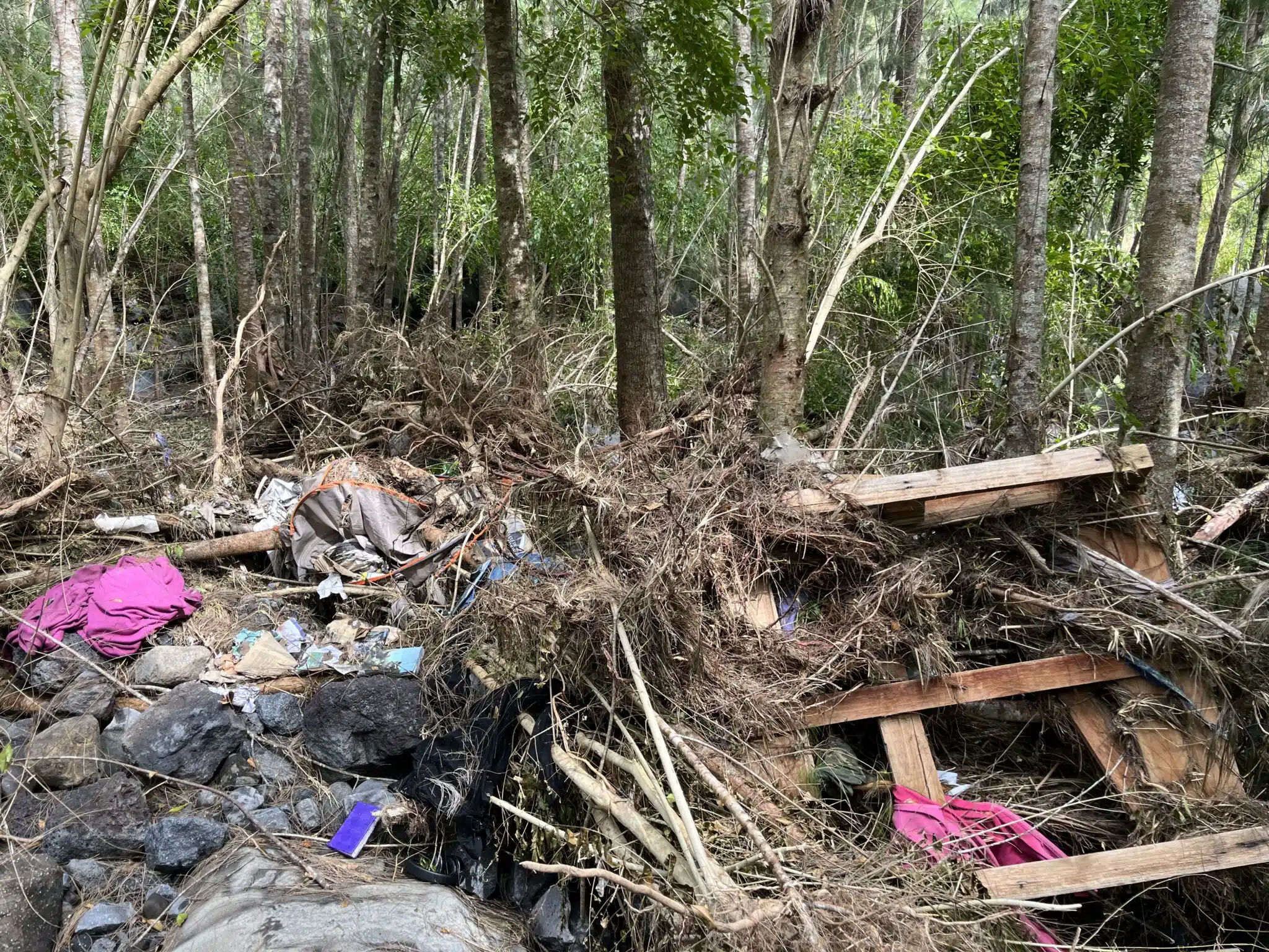 dégâts du cyclone Belal