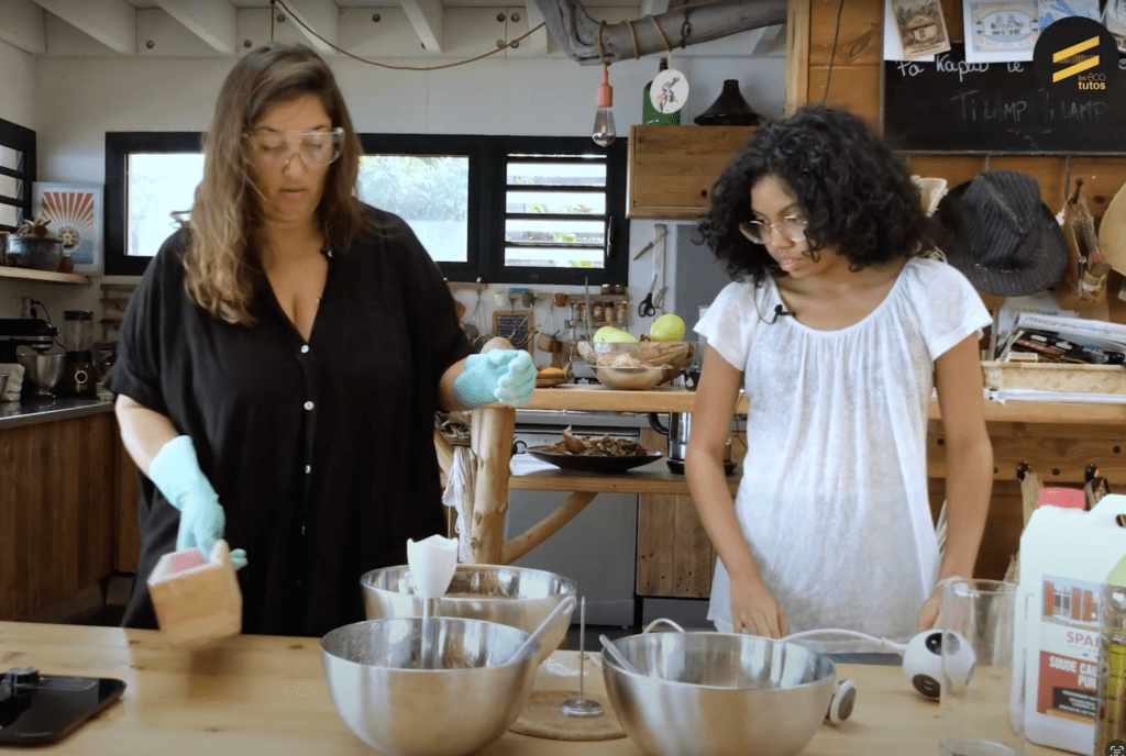 Ecotuto faire son savon solide avec Laureline