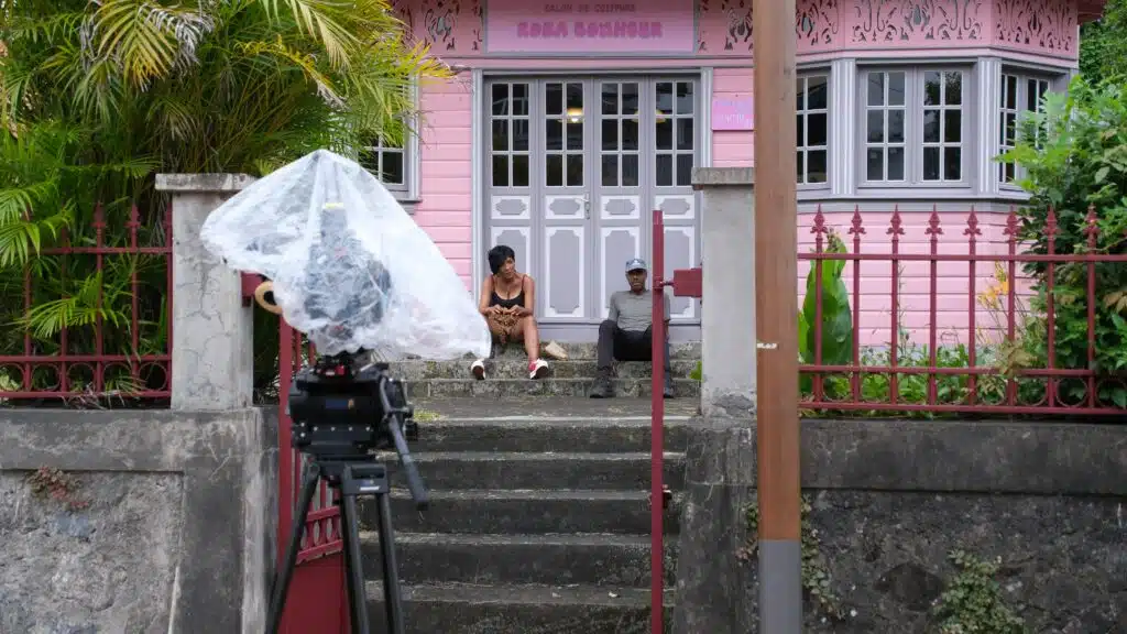 tournage du film Le Coruskan de Fred Eyriey à Cilaos