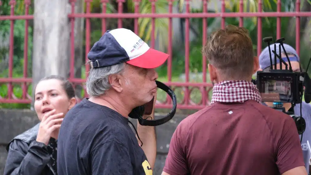 tournage du film Le Coruskan de Fred Eyriey à Cilaos