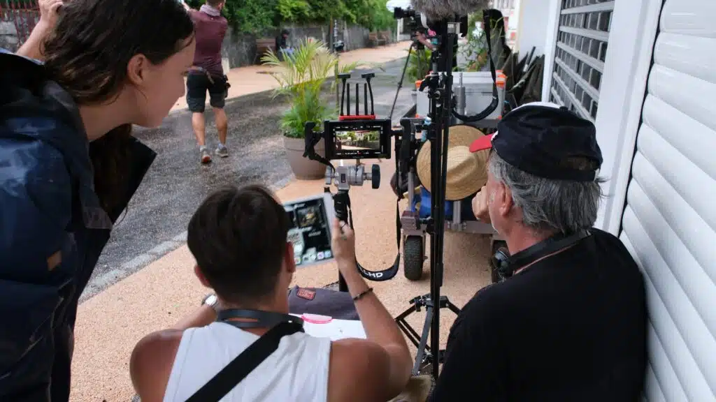 tournage du film Le Coruskan de Fred Eyriey à Cilaos