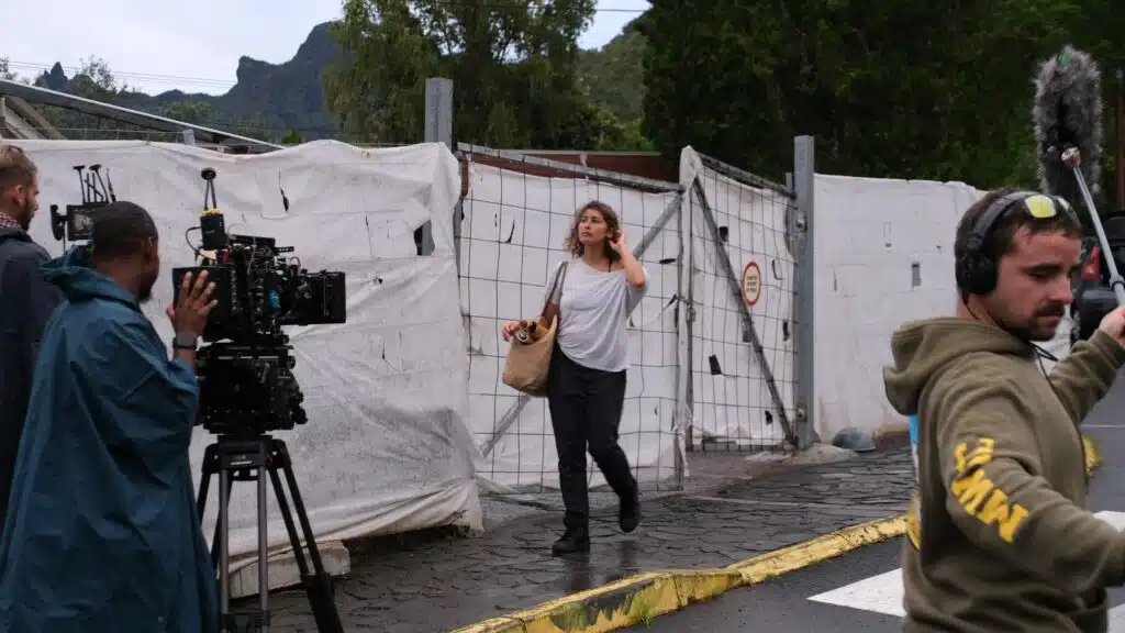 tournage du film Le Coruskan de Fred Eyriey à Cilaos