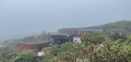 Chantier de l'éco-gîte du volcan