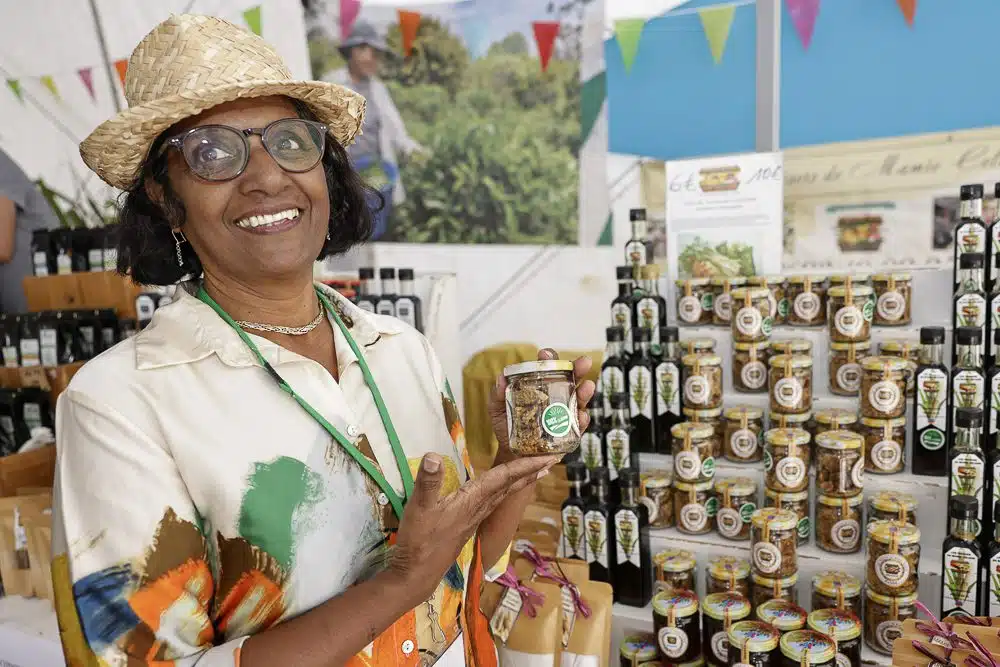 Le label 100% La Réunion au salon Lokal en septembre 2023.