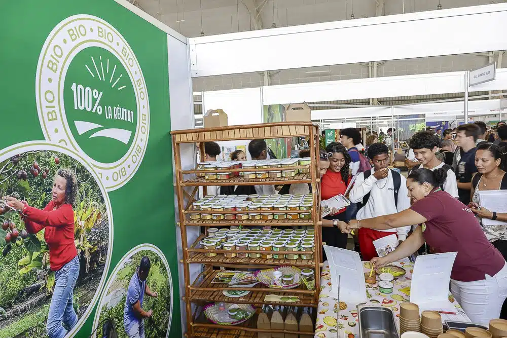 Le label 100% La Réunion au salon Lokal en septembre 2023.