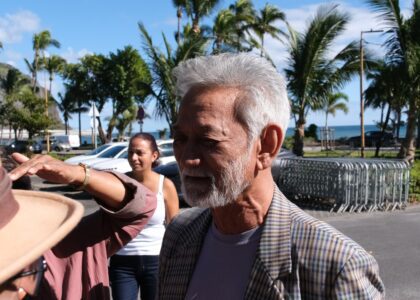 Ary Yee Chong Tchi Kan, manifestation CGTR contre le fascisme