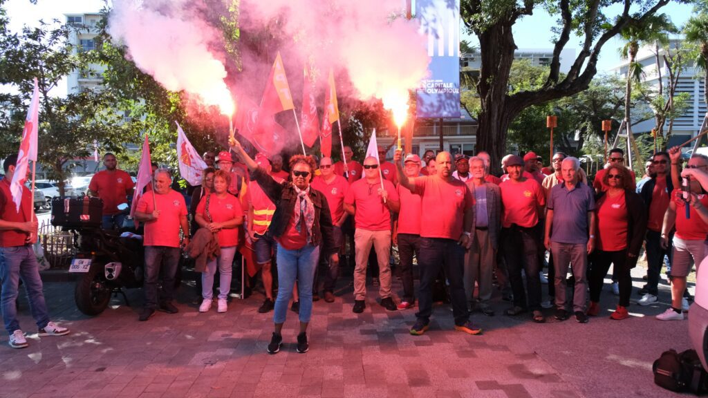 manifestation CGTR contre le fascisme
