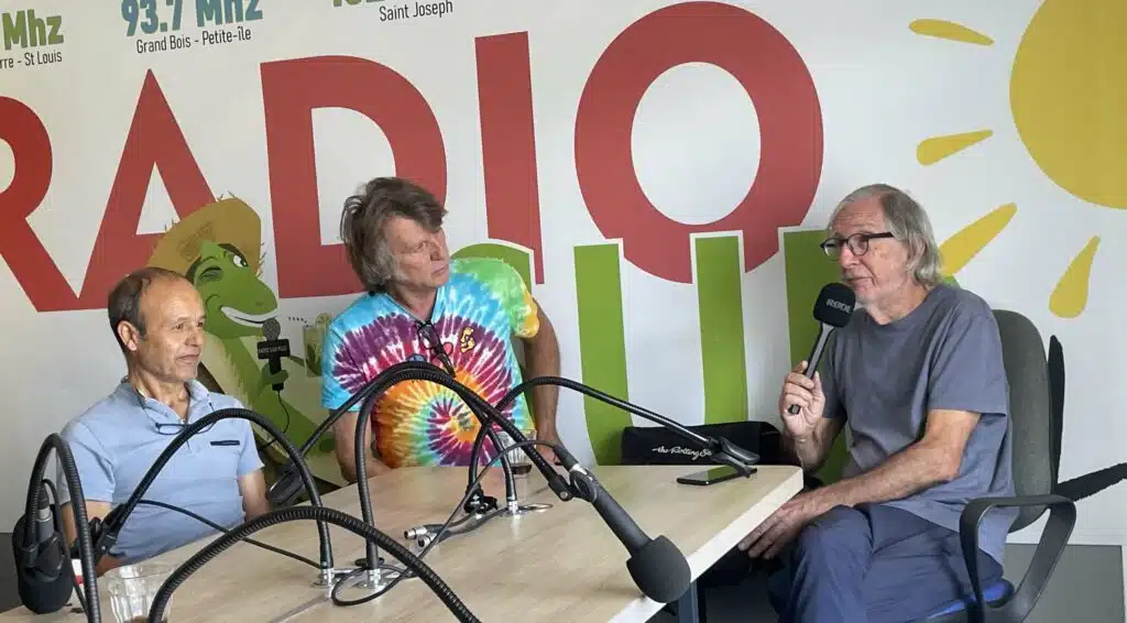 Radio sud plus Roger Payet, Thierry About et Alain Bled