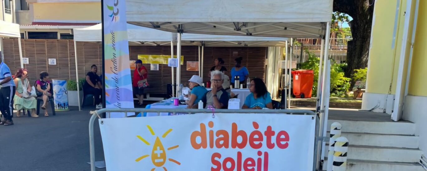Diabète: Action de dépistage de l'association Diabète Soleil de Saint-Pierre