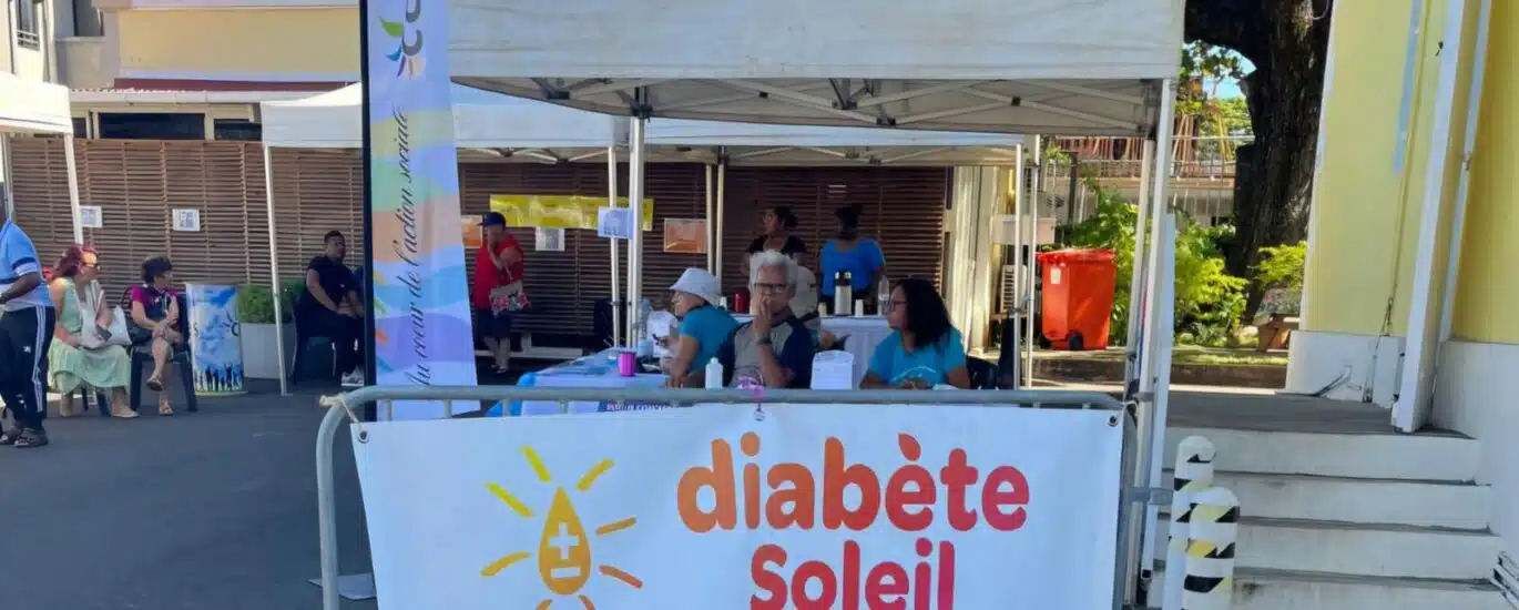 Diabète: Action de dépistage de l'association Diabète Soleil de Saint-Pierre