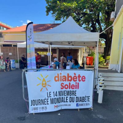 Diabète: Action de dépistage de l'association Diabète Soleil de Saint-Pierre
