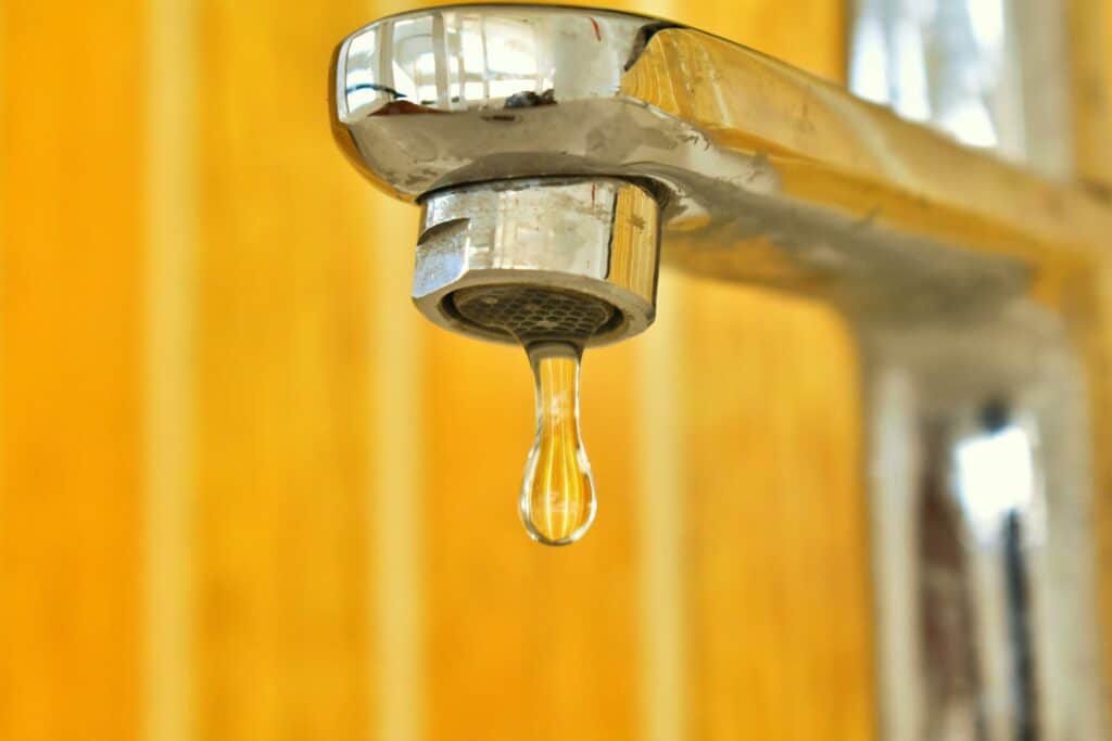 robinet eau courante