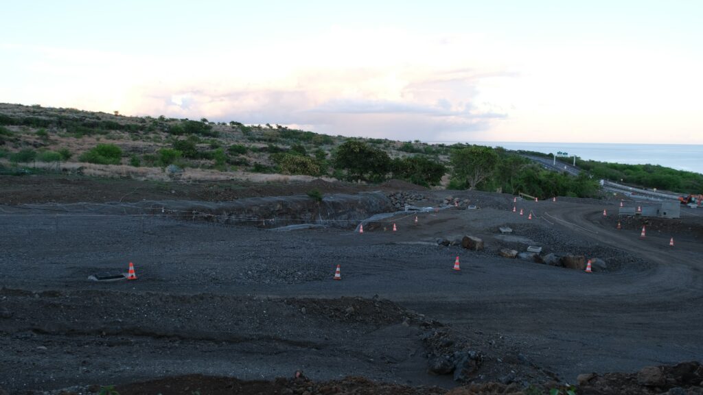 manifestation Emmanuel Dorla blocage chantier Zac Renaissance Tamarins Plateau-Caillou