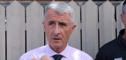 Patrice Latron préfet de la Réunion opération lycée Jean-Hinglo Le Port Eta y protèz a nou.