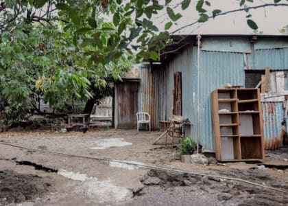 kaz en tôles chez monsieur Pattiama.