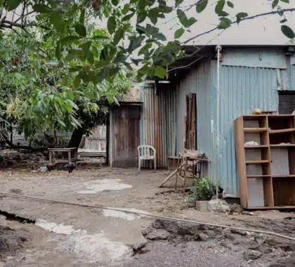 kaz en tôles chez monsieur Pattiama.