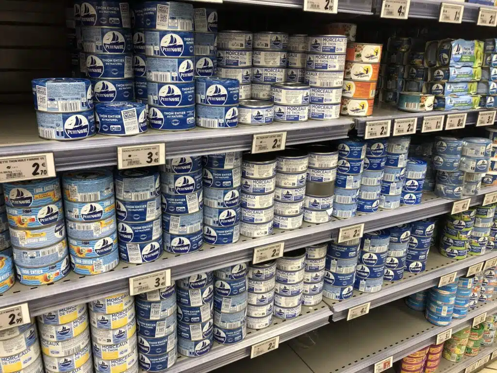 thon en boite mercure