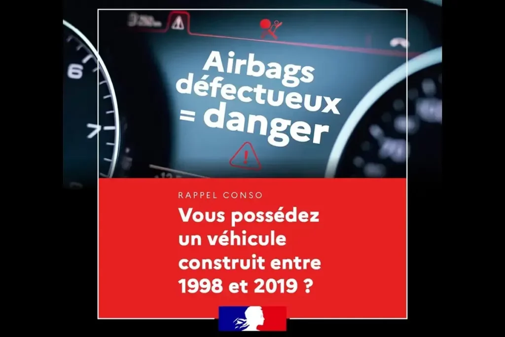 airbag défectueux